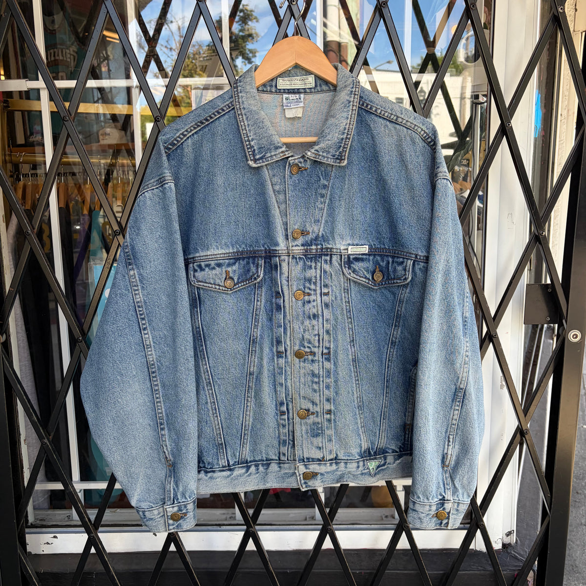Vintage Guess Denim Jacket - Size L