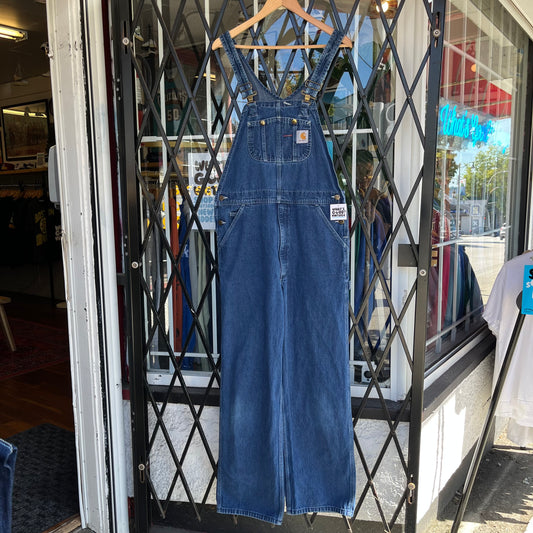 Carhartt Blue Overalls - Size 34W