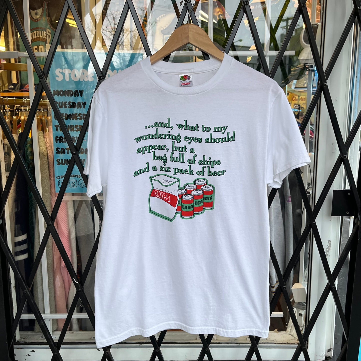 Chips and Beer Tee - Size M