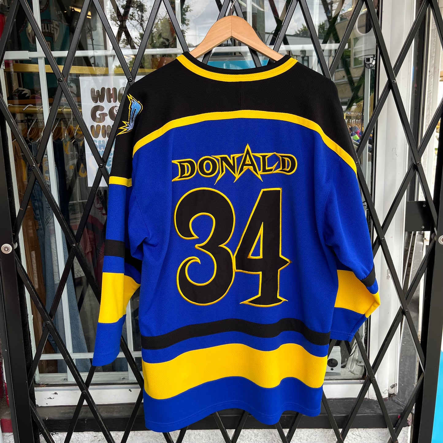 Vintage Disney Donald’s Destroyers Hockey Jersey - Size M