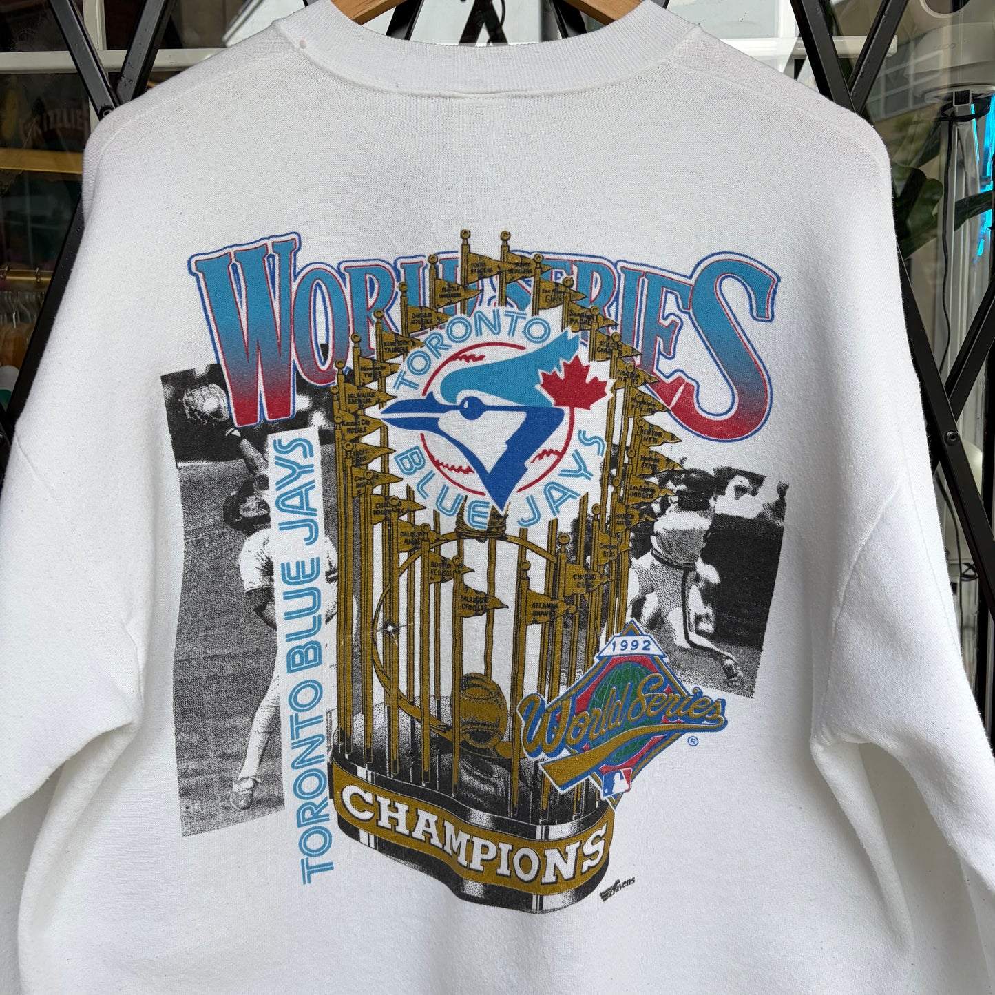 1992 Toronto Blue Jays World Series Champions Crewneck - Size XL