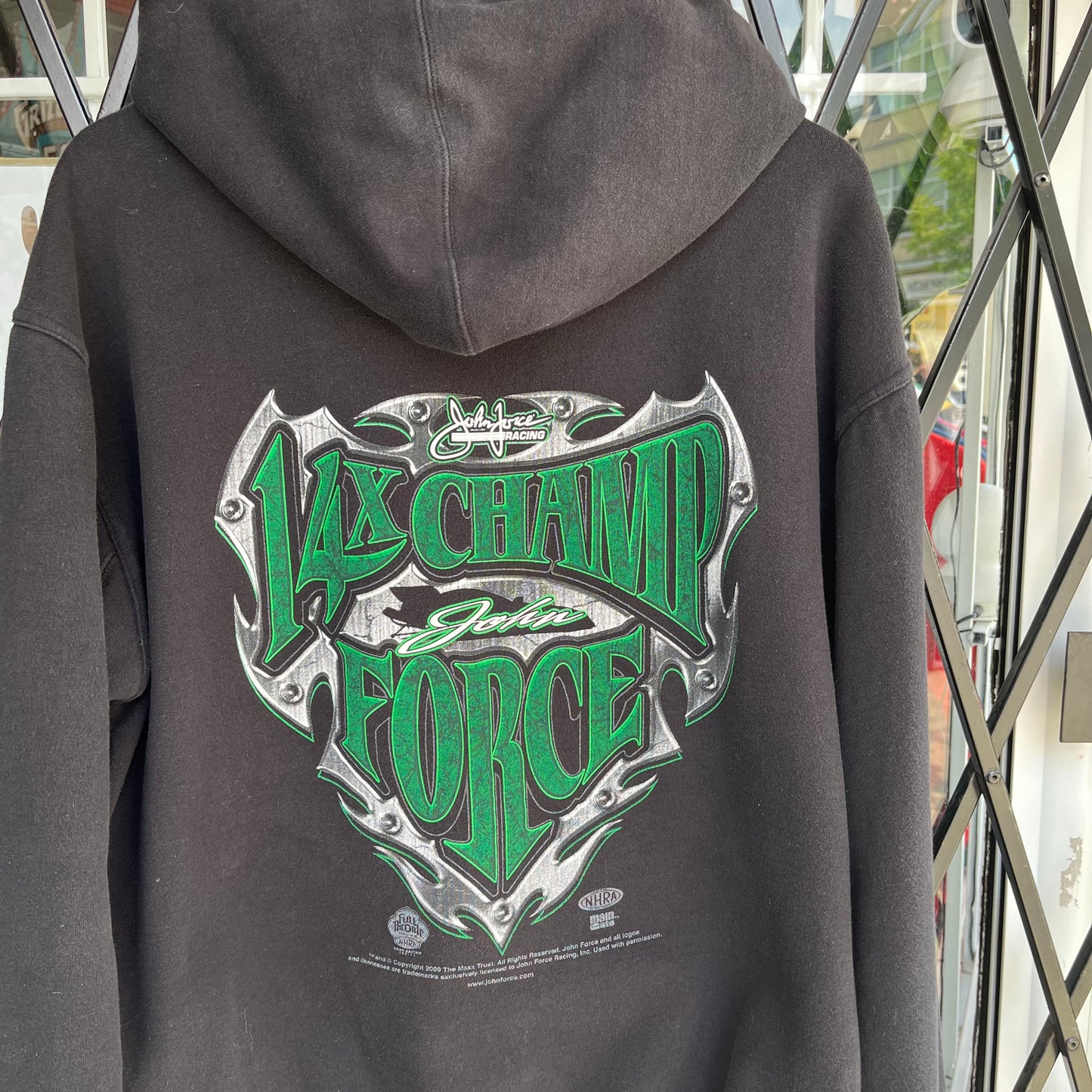 2009 John Force Racing Hoodie - Size L