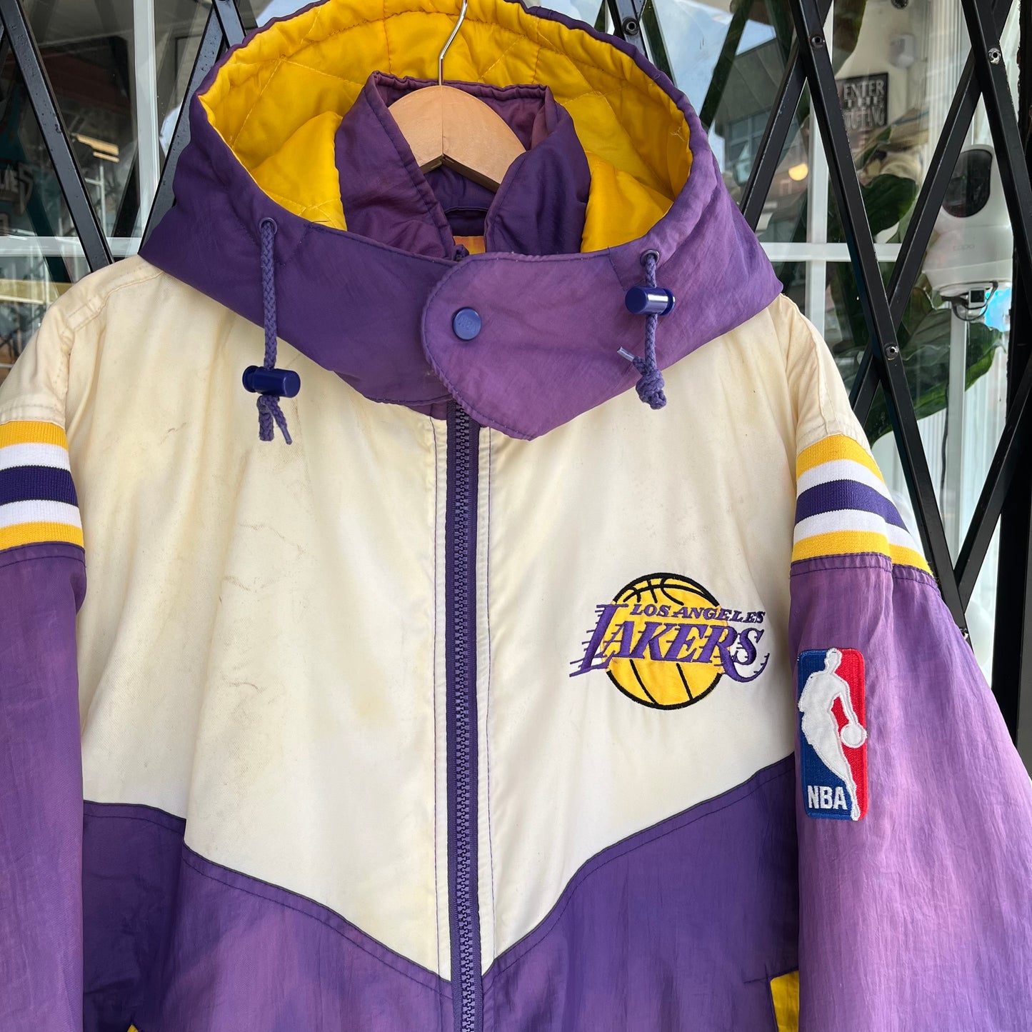 Vintage Pro Players Los Angeles Lakers Parka Jacket - Size M