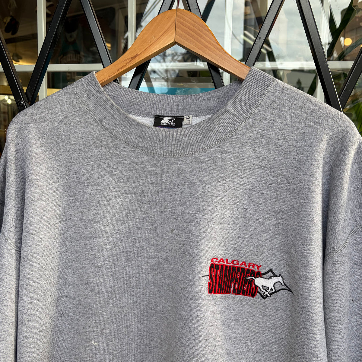 Vintage Starter 1LB Fleece Crewneck - Size L