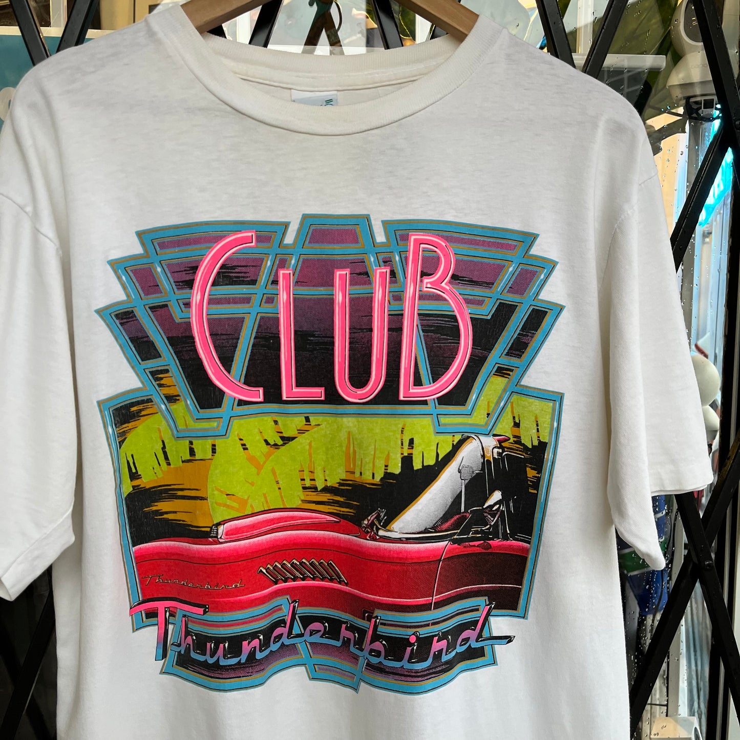Vintage Club Thunderbird Car Tee - Size XL