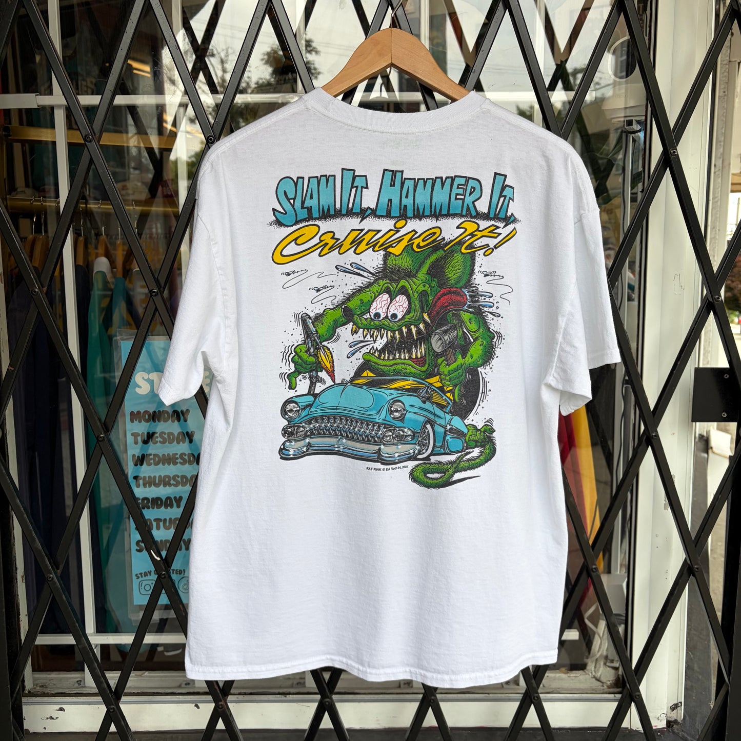 Rat Fink Ed Roth Tee - Size XL