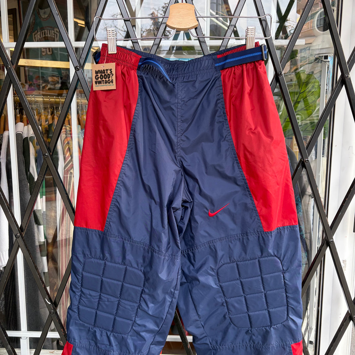 Vintage Nike Padded Track Pants - Size Youth XL