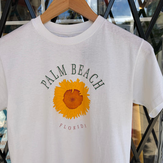 Vintage Sunflower Mini Tee - Size Women’s L