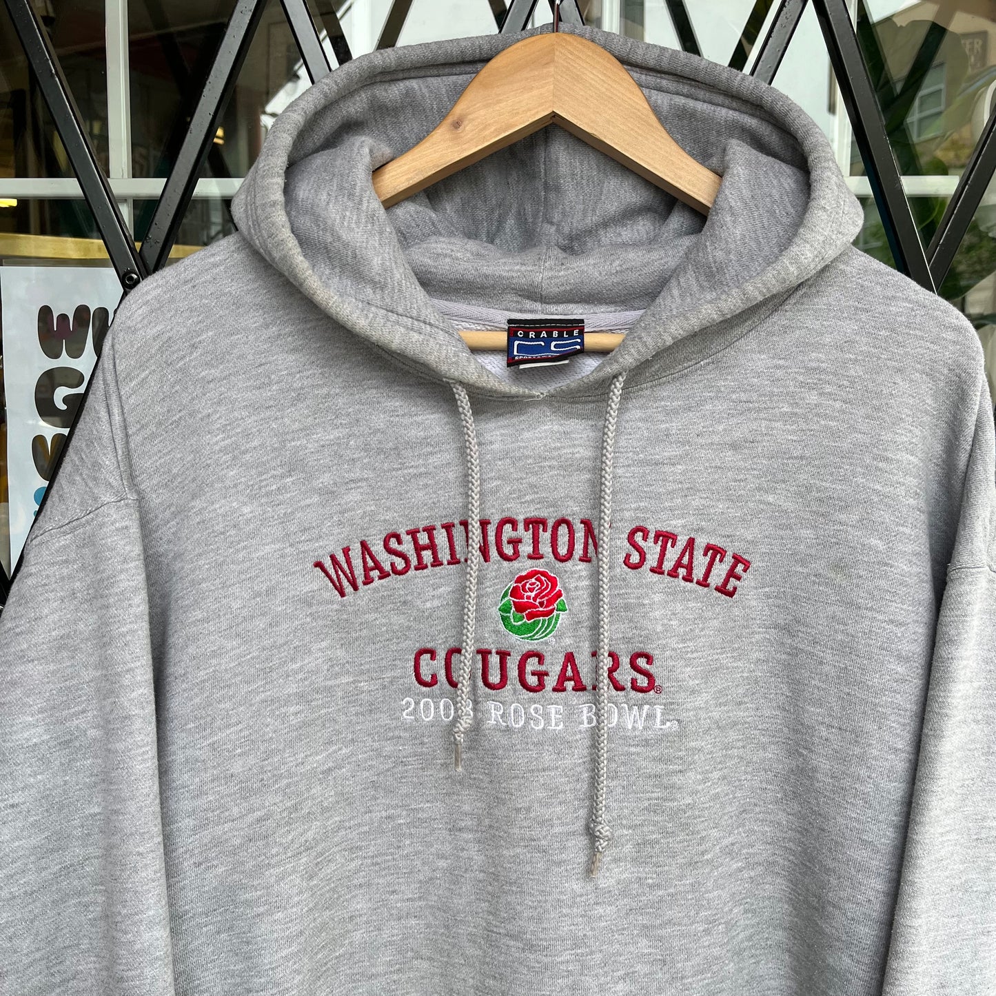 2003 WSU Rose Bowl Hoodie - Size XL