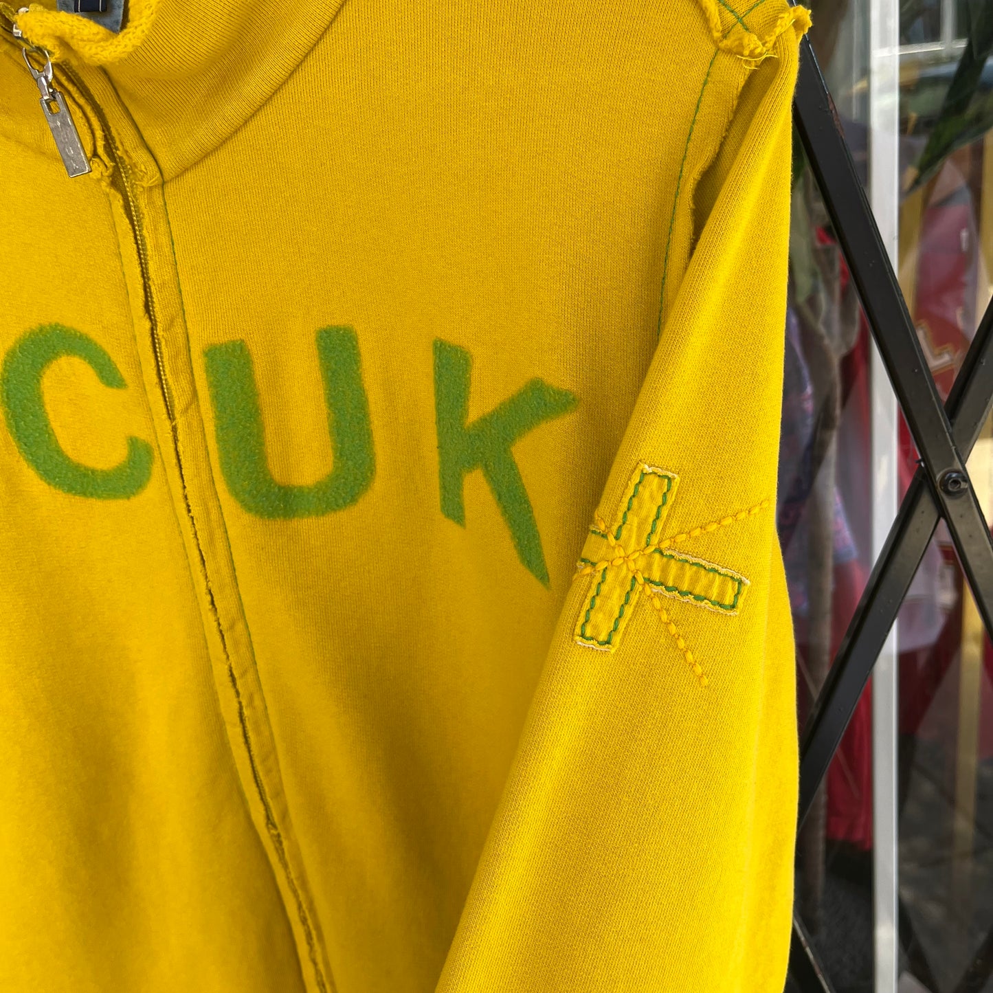 Y2K French Connection UK Zip Up Jacket - Size Women’s XL