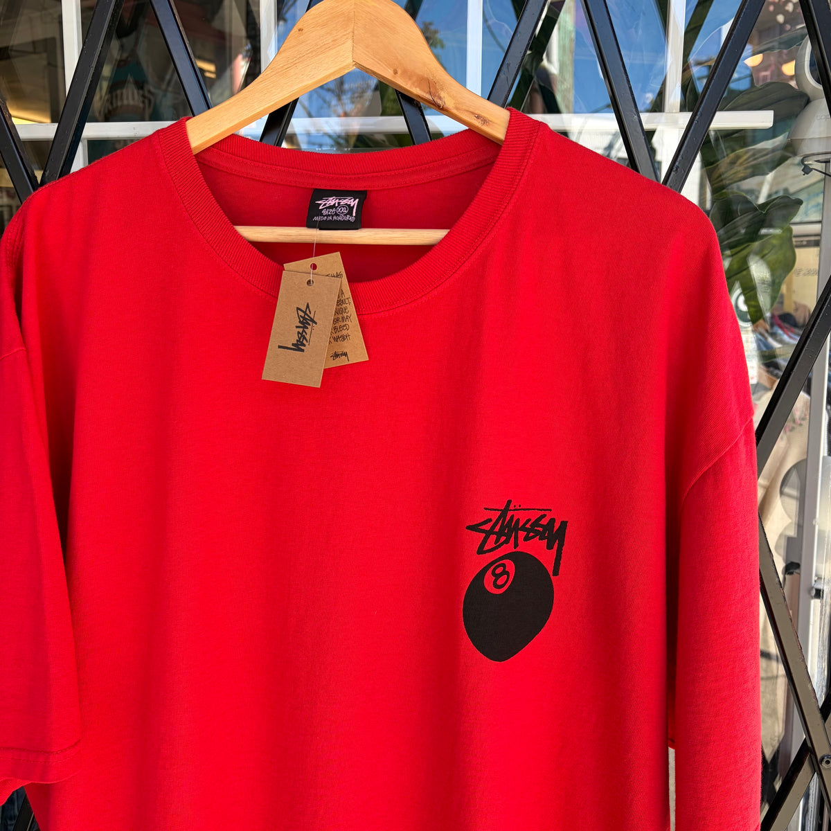 Stussy 8 Ball Tee Red - Size XXL