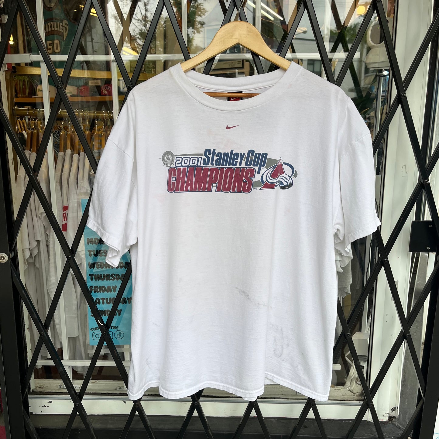2001 Nike Avalanche Championship Tee - Size XL