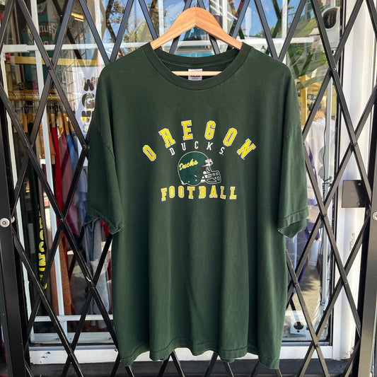 Vintage Oregon Ducks Football Tee - Size XXL