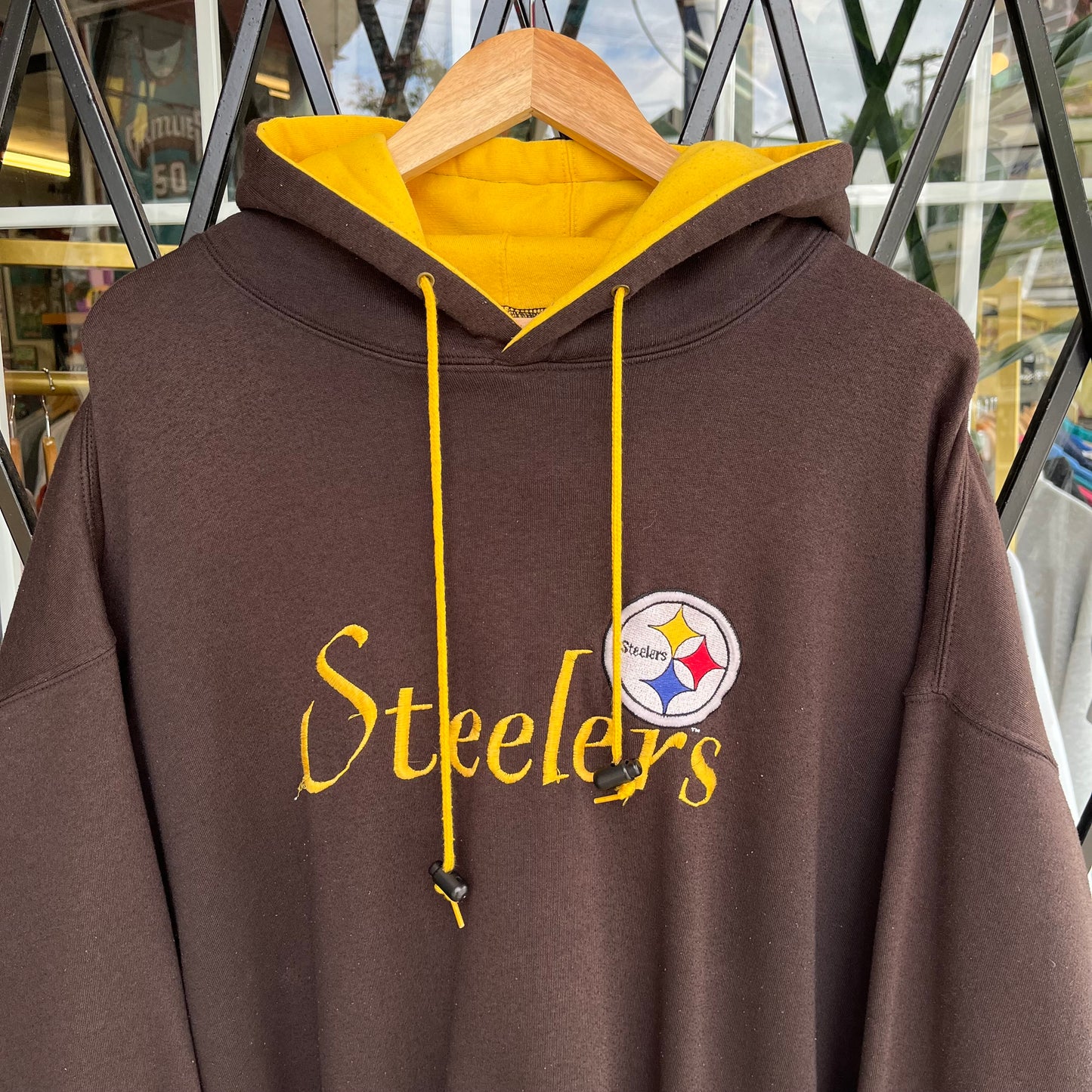 Vintage Pittsburgh Steelers Hoodie - Size XL