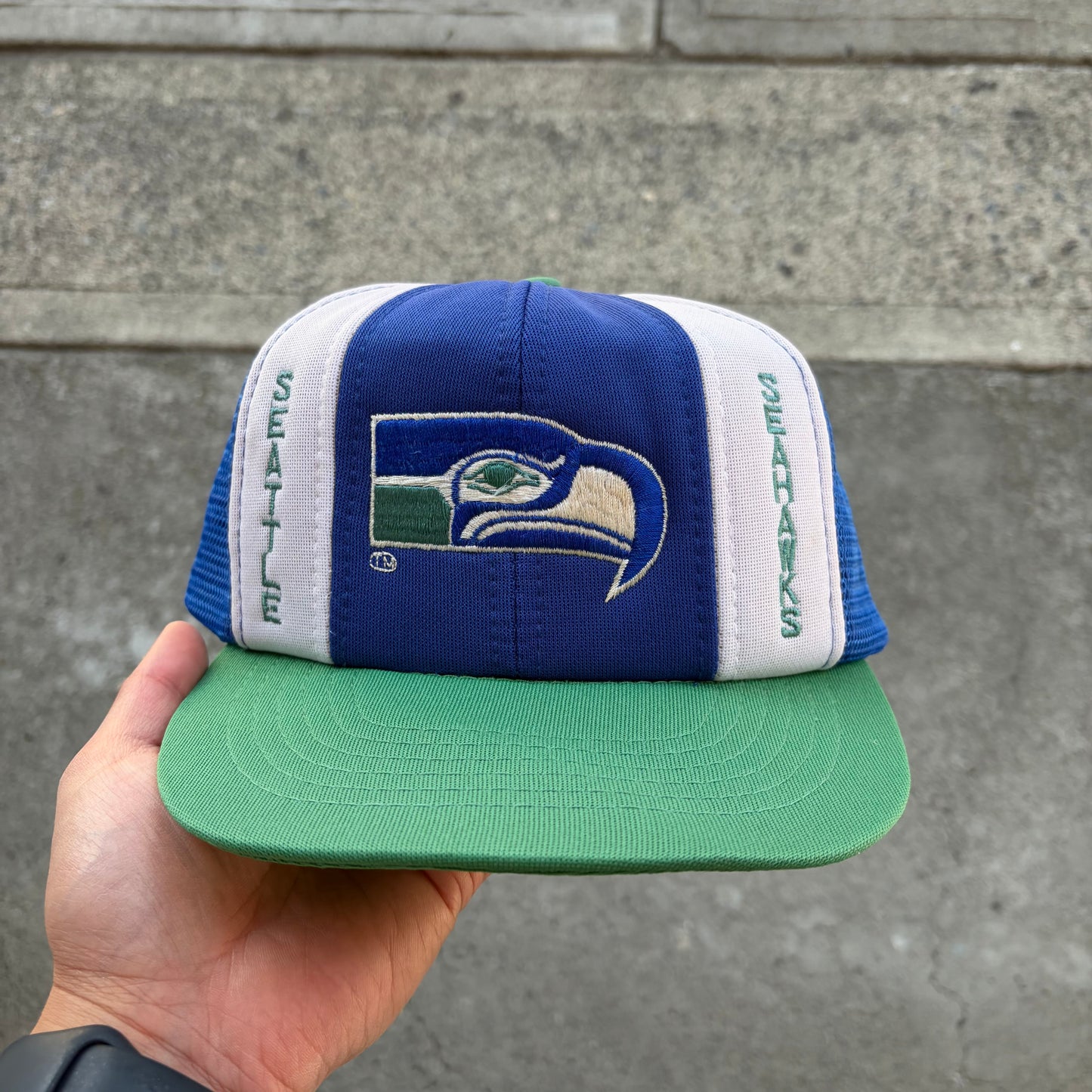 Vintage Seattle Seahawks Trucker Hat