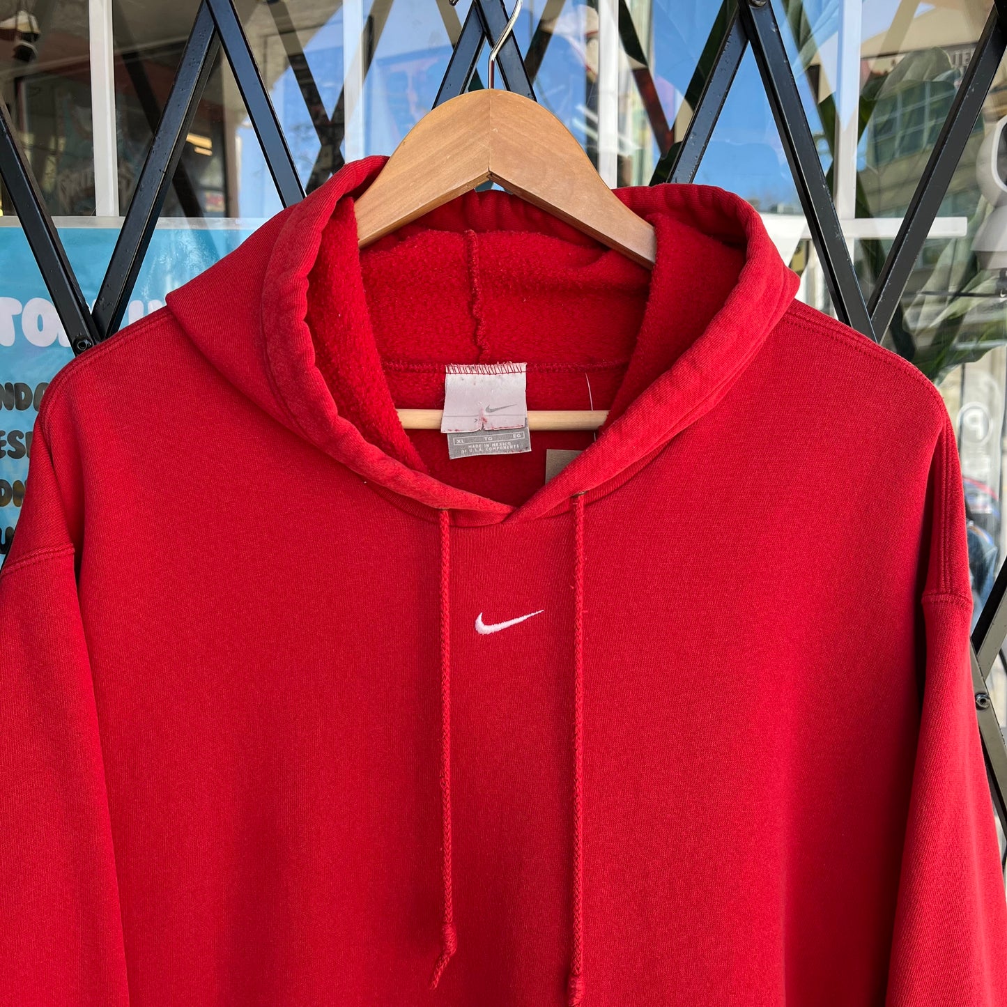 Vintage Nike Mid Swoosh Hoodie - Size XL
