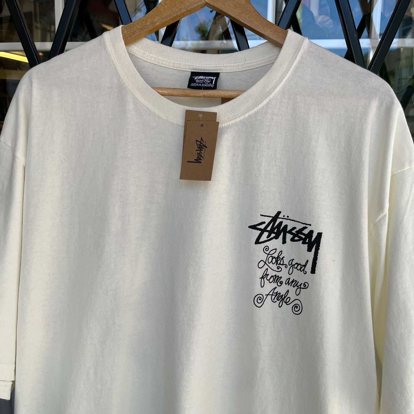 Stussy Any Angle Tee Natural - Size XL