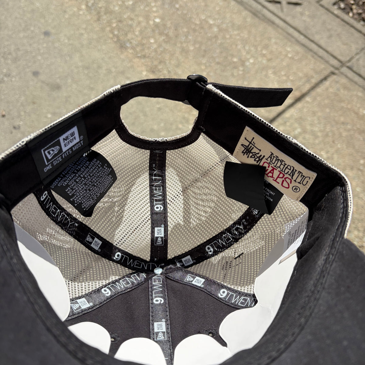 Stussy SS Link 9Twenty Trucker Hat Night Black
