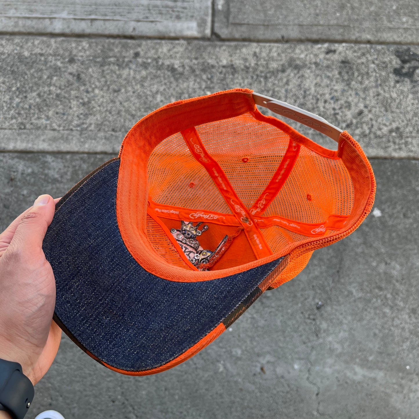 Y2K Ed Hardy Trucker Hat