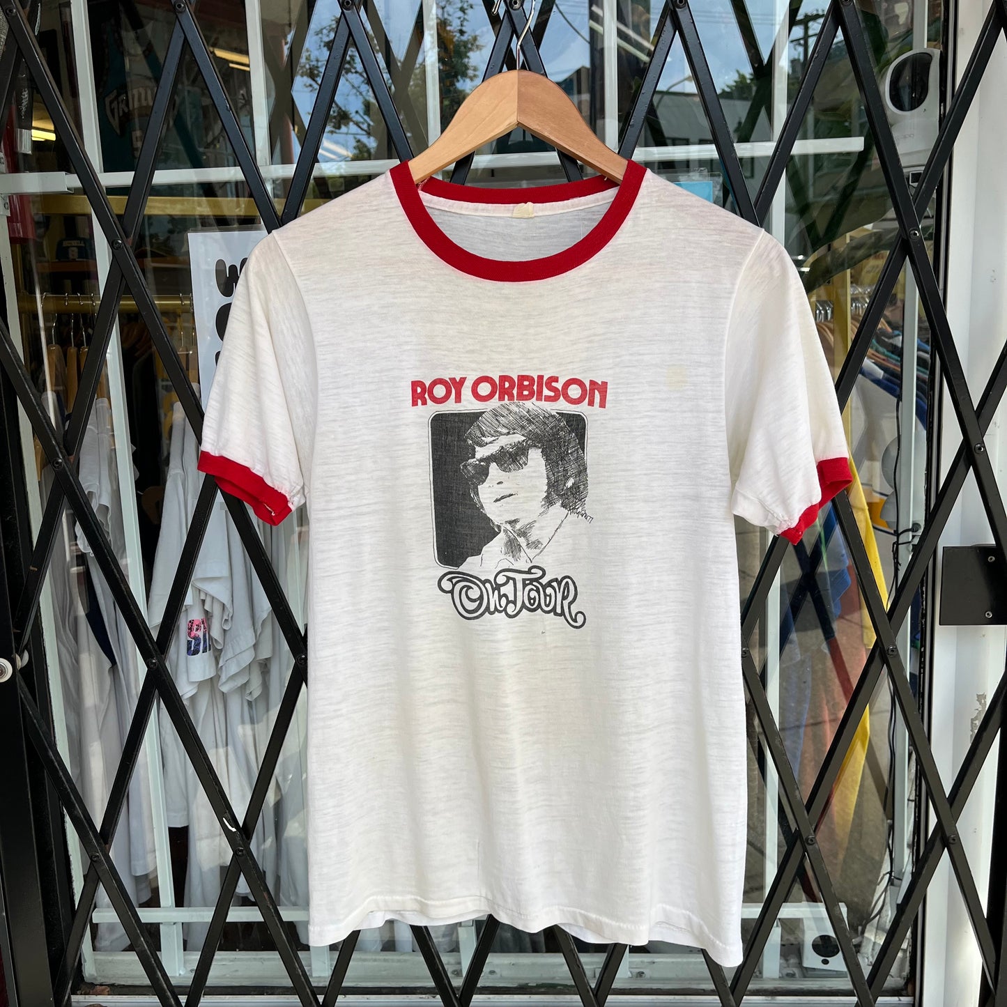 1970’s Roy Orbinson On Tour Ringer Tee - Size S