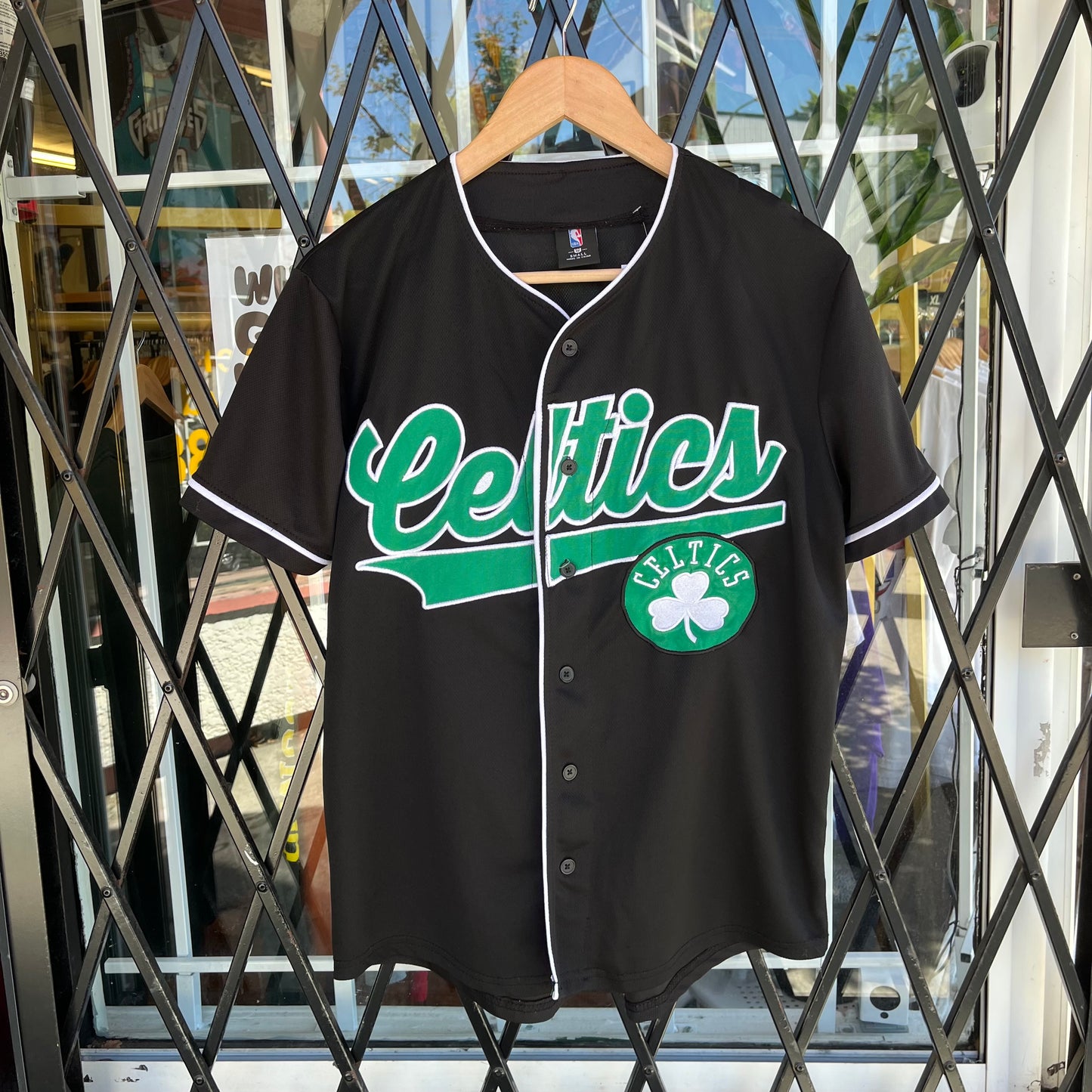 Boston Celtics Baseball Jersey - Size S