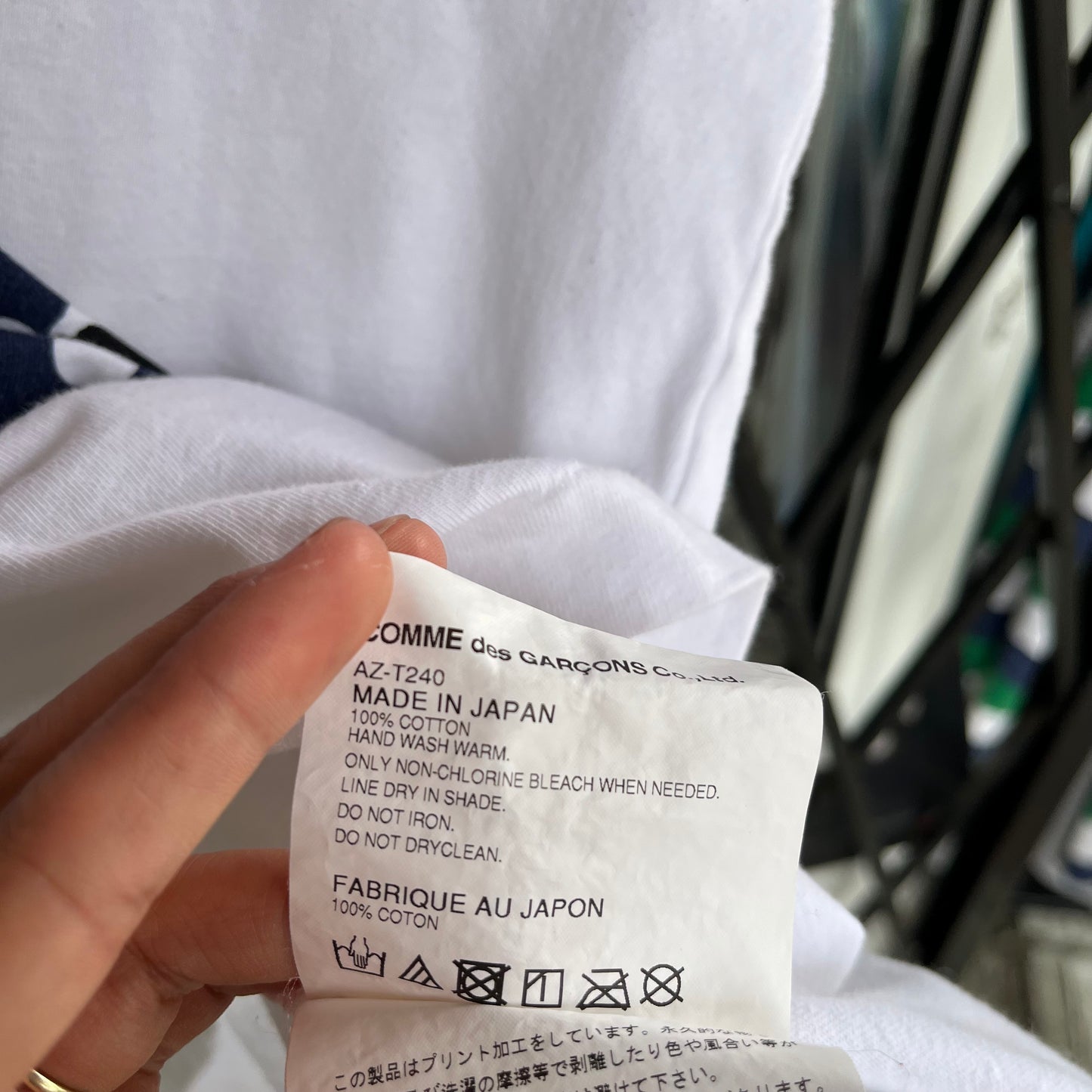 CDG PLAY Tee - Size M