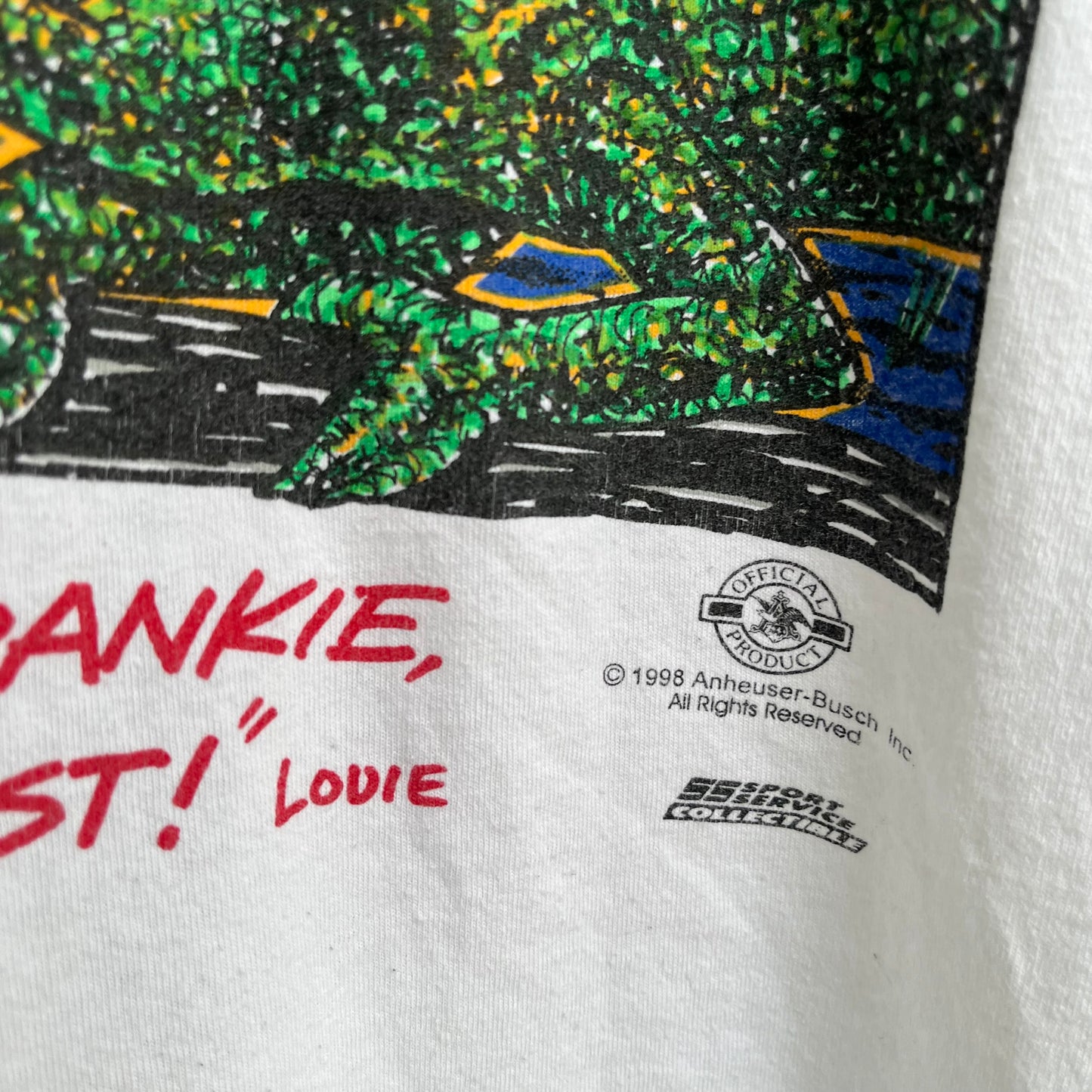 1998 Kenny Bernstein Budweiser Racing Tee - Size XL
