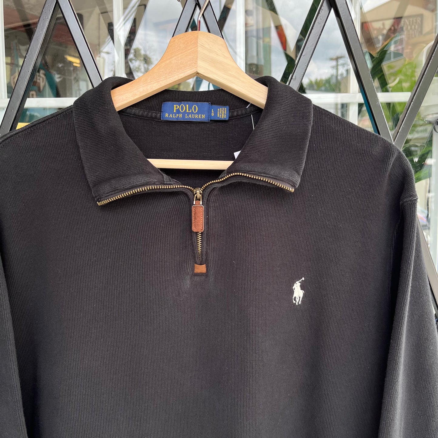 Polo Ralph Lauren Quarter Zip Sweater - Size L
