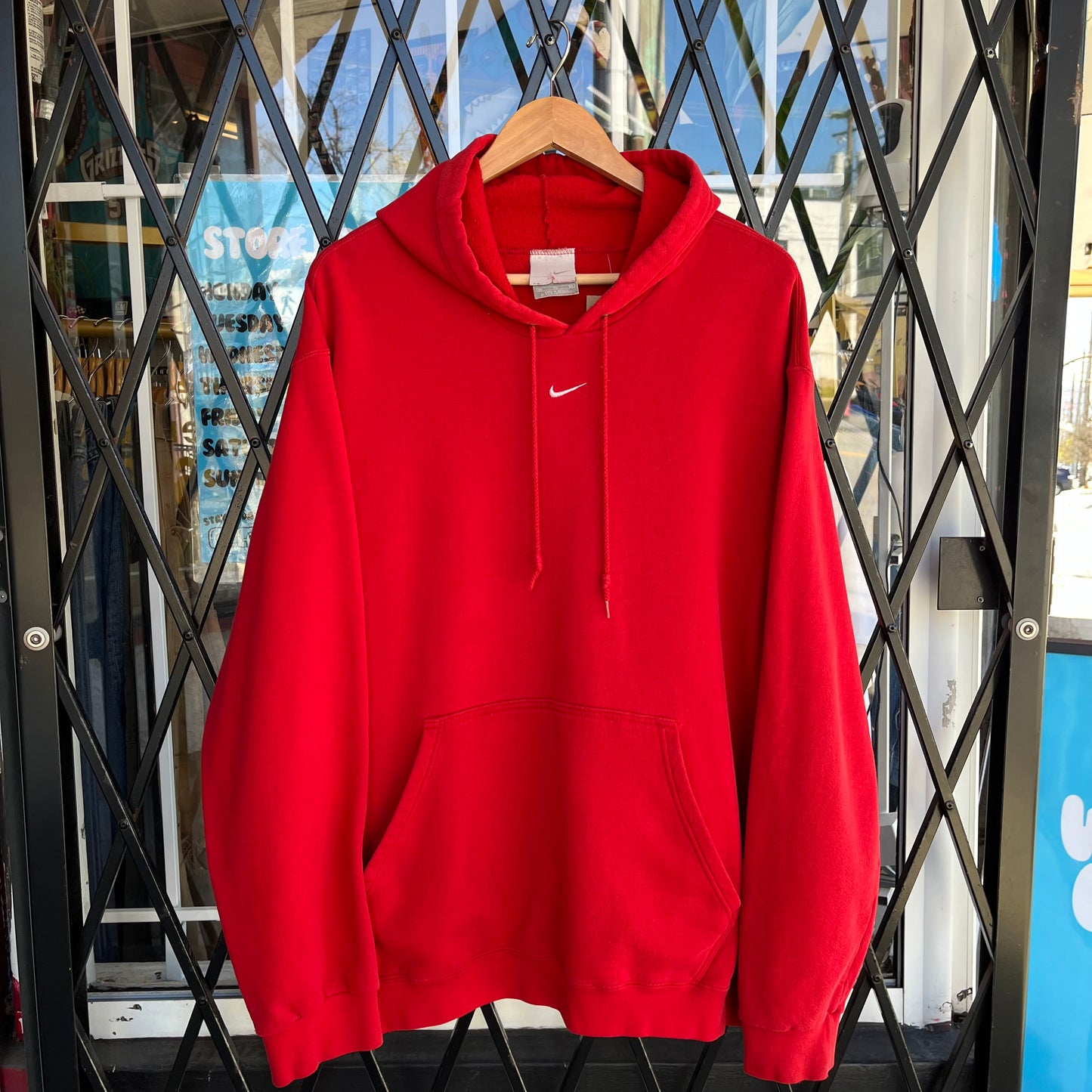 Vintage Nike Mid Swoosh Hoodie - Size XL