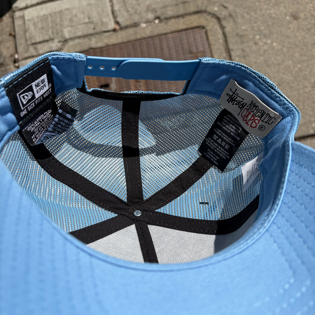 Stussy Sport 9Forty Trucker Hat Sky Blue
