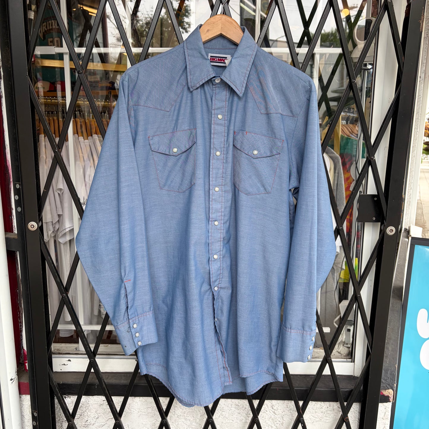 Vintage Big Mac Snap Button Shirt - Size XL