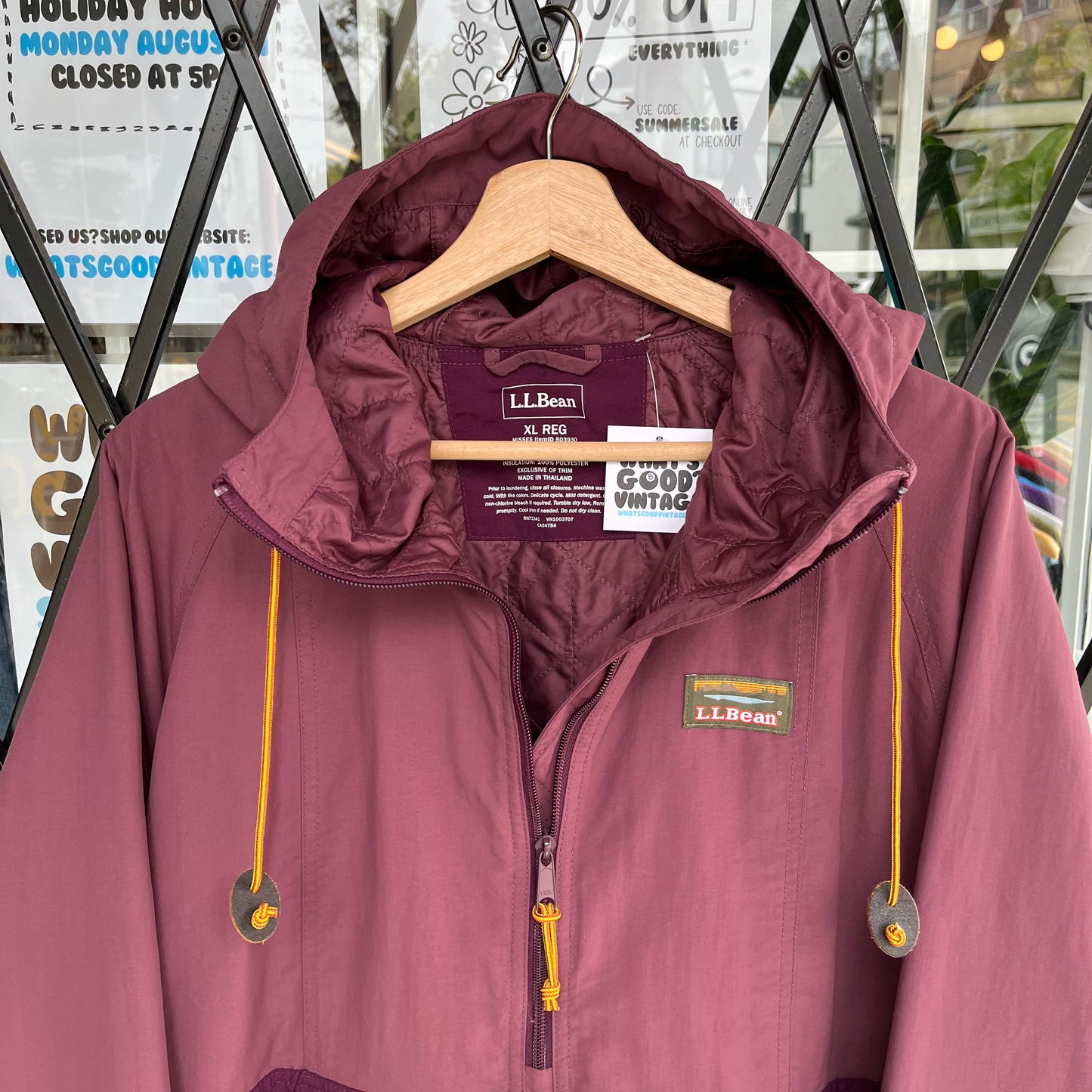 LL Bean Anorak Jacket - Size XL