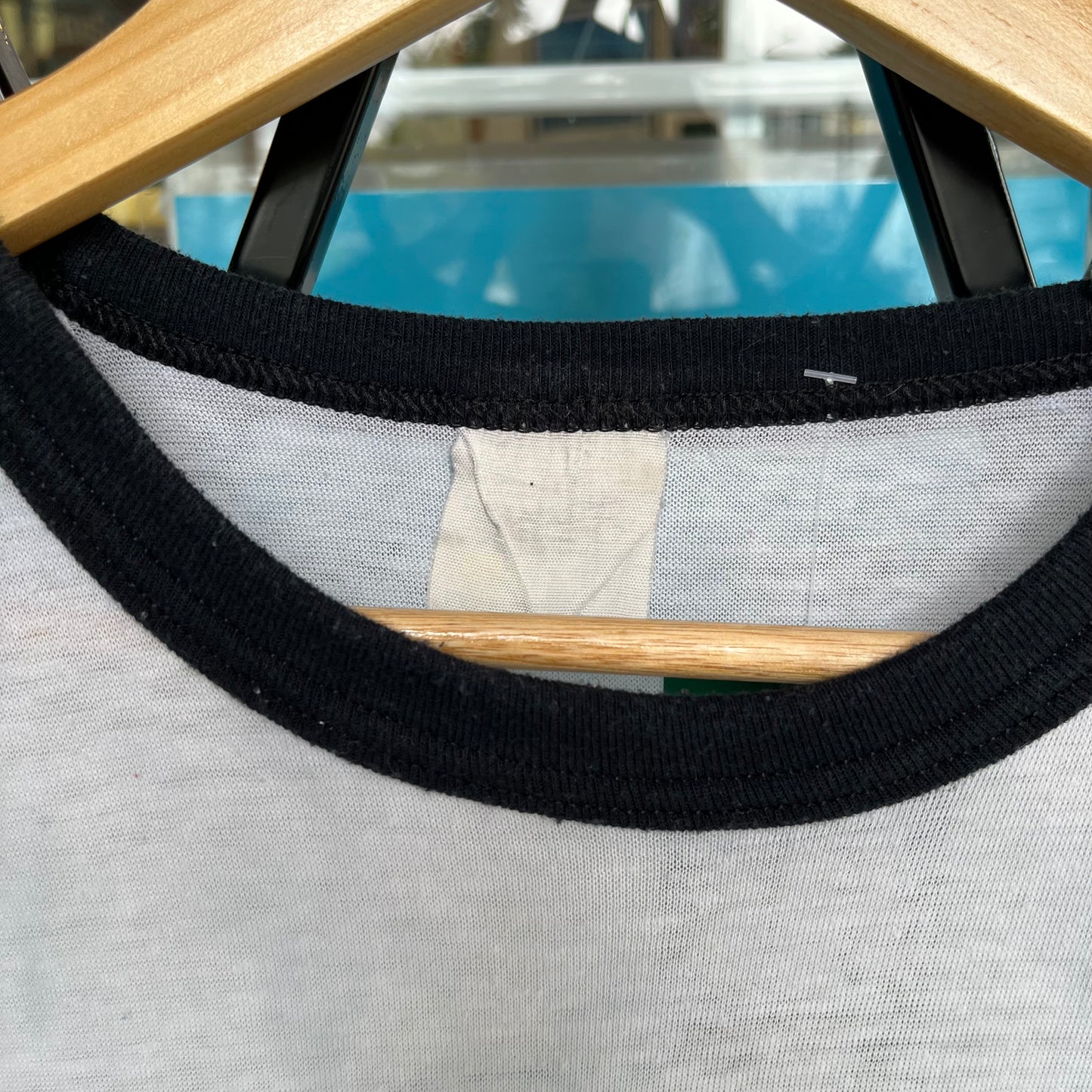 1985 Dire Straits Brother In Arms Tour Raglan Shirt - Size M
