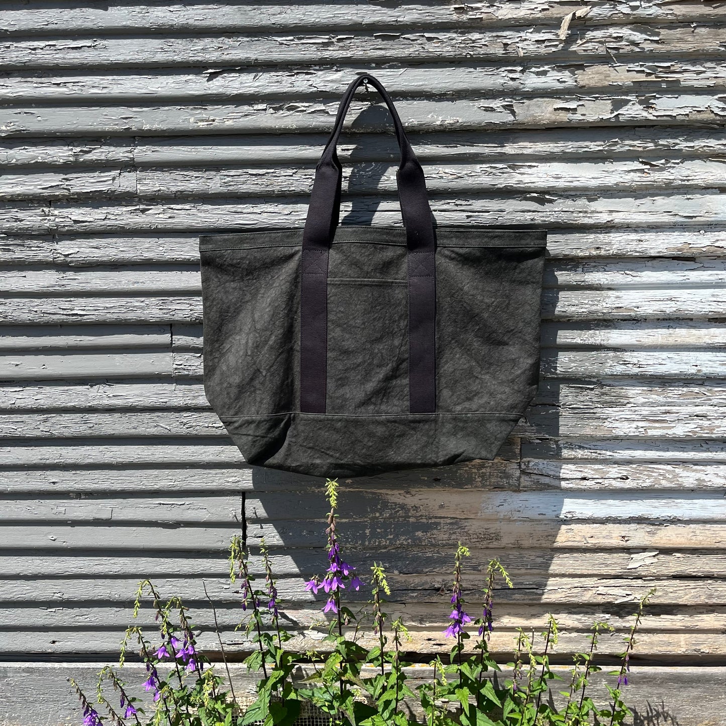 Stussy Oversized Canvas Tote Bag - Black