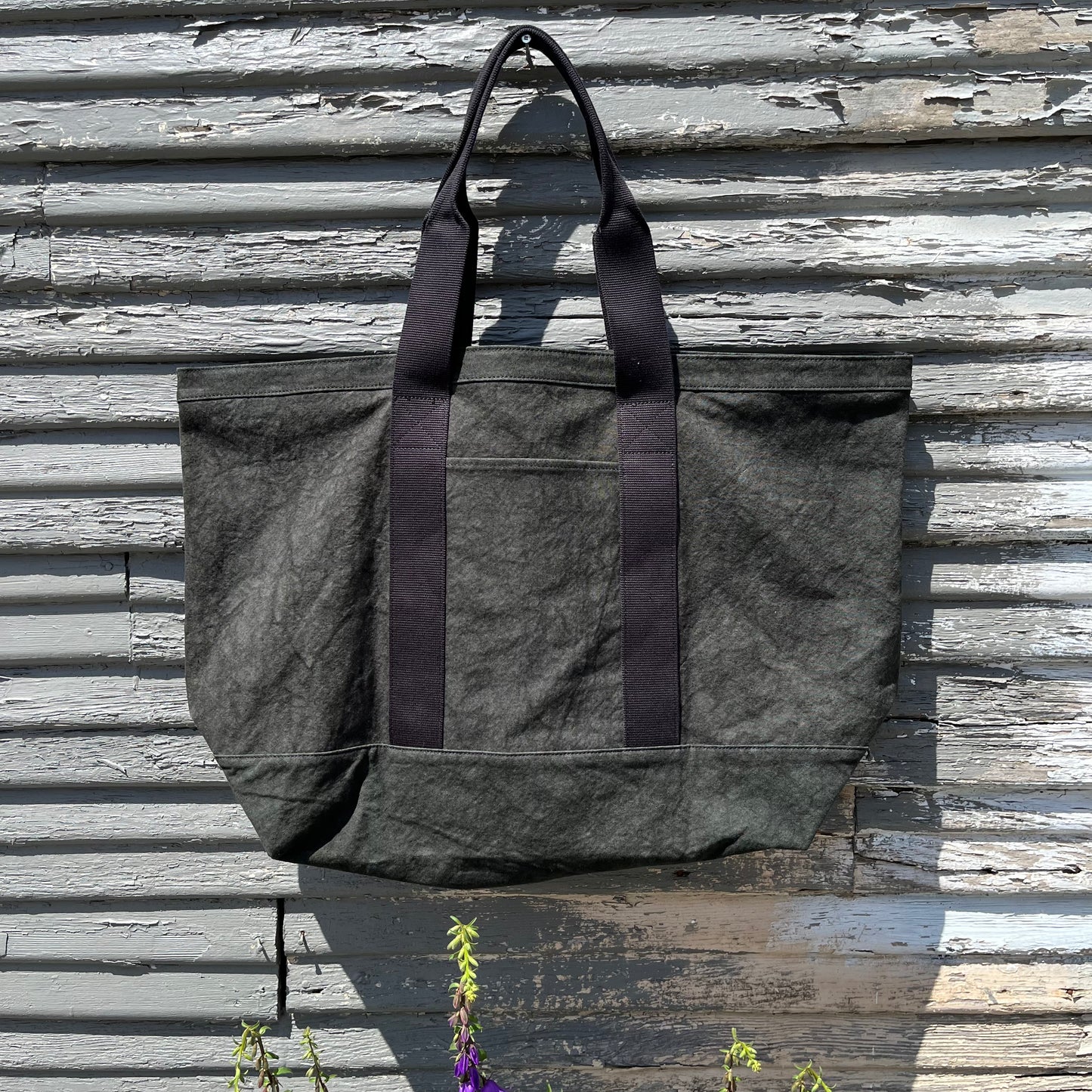 Stussy Oversized Canvas Tote Bag - Black