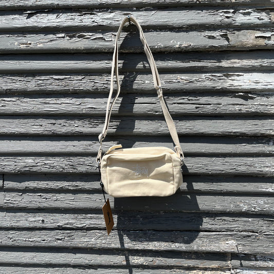 Stussy Canvas Pouch Bag - Cream